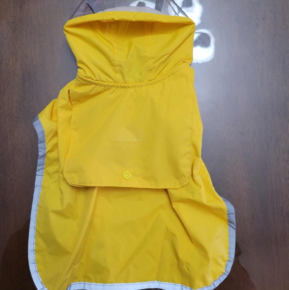 Bright Yellow Rain Jacket